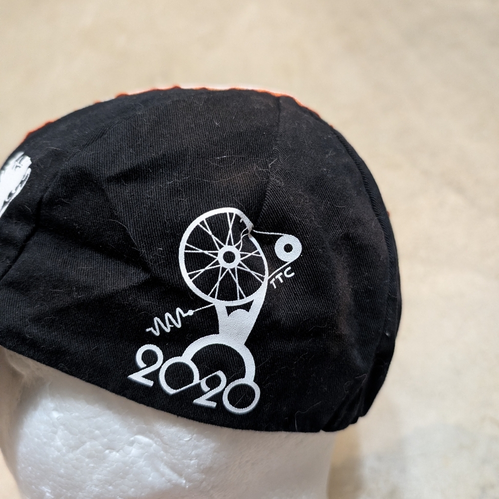 Cycling Cap 2020 Seattle Fuel Coffee Balck Orange - Picture 3 of 7